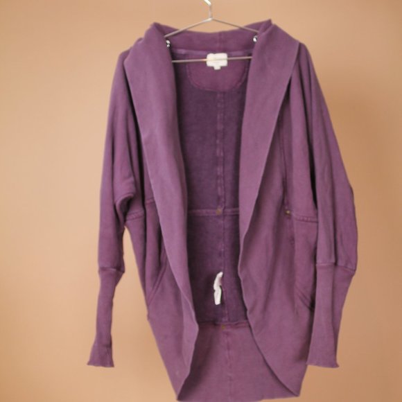 Wilfred Sweaters - Aritzia Wilfred Diderot purple cardigan sweater